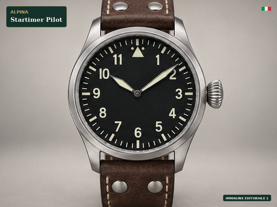 Immagine editoriale di Alpina Startimer Pilot