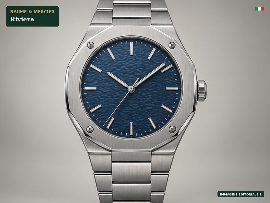 Immagine editoriale di Baume & Mercier Riviera