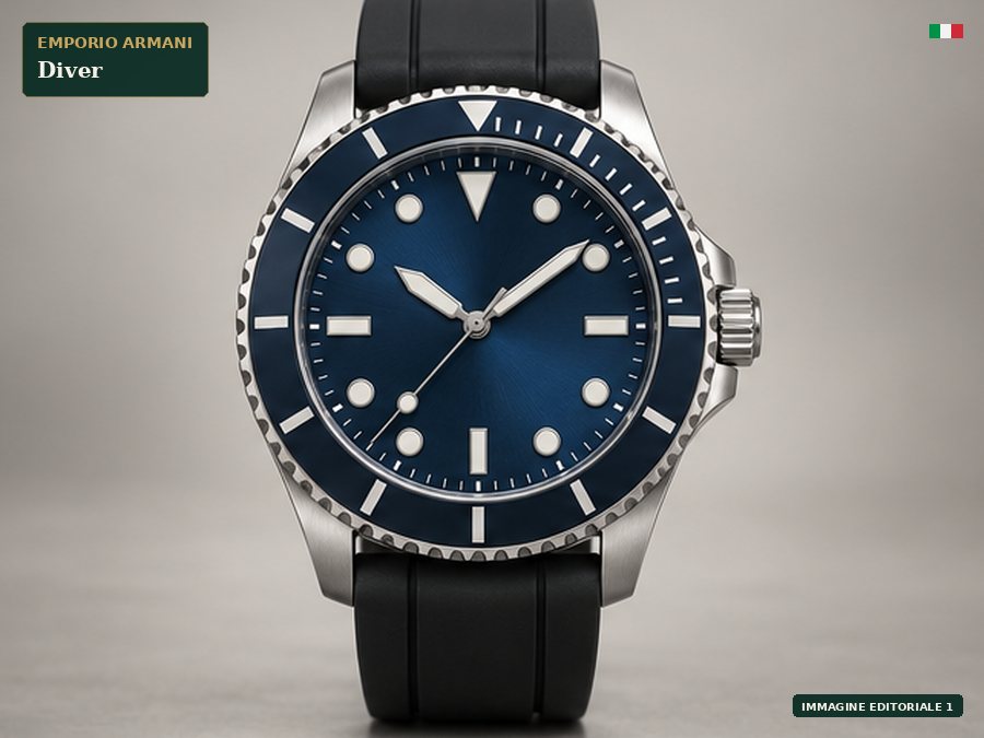 Immagine editoriale di Emporio Armani Diver