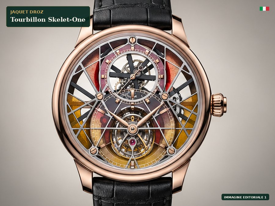 Immagine editoriale di Jaquet Droz Tourbillon Skelet-One
