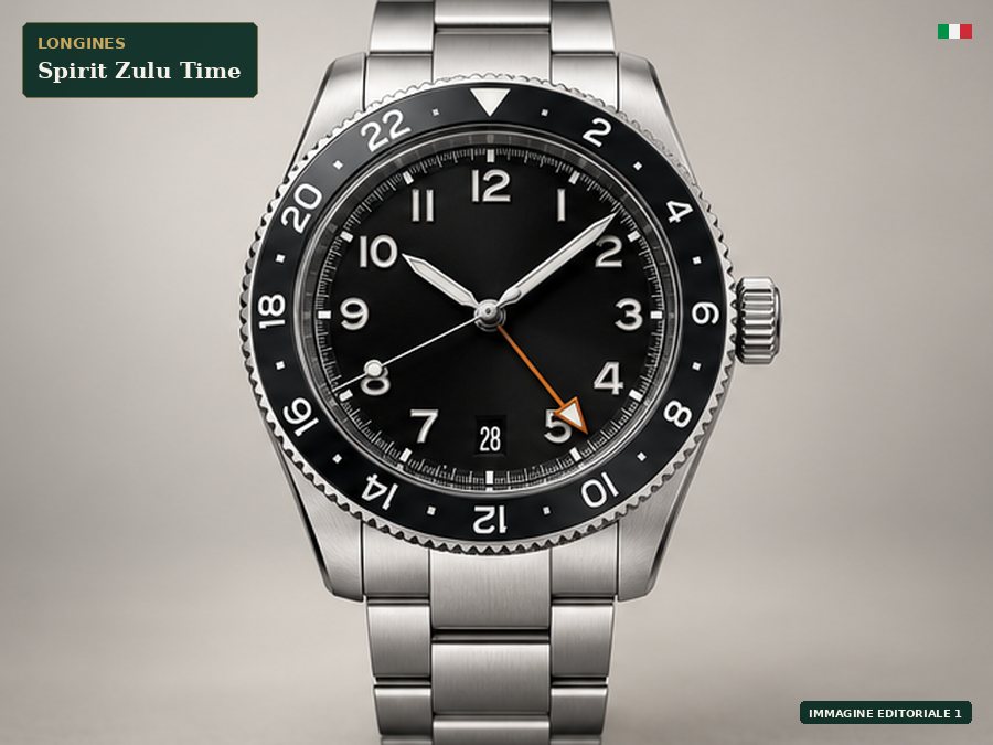 Immagine editoriale di Longines Spirit Zulu Time